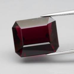 Tourmaline rubellite naturelle, 12.43 carats, Afghanistan (non chauffée et non traitée)