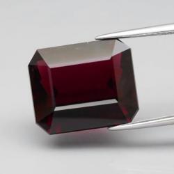 Tourmaline rubellite naturelle, 12.43 carat, Afghanistan (non chauffée et non traitée)