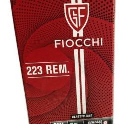 223REM FMJ 55gr Fiocchi lot de 5 boites de 50 munitions