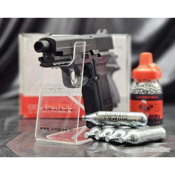 PACK PRT A TIRER PISTOLET UX HPP CO2 CAL BB/4.5MM