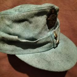 Casquette modèle 1943 pour police allemande de la seconde guerre mondiale en T.B.E.