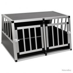 CAGE DE TRANSPORT POUR CHIEN EN COFFRE DE VOITURE AVEC DOUBLE PORTE 89 X 69 X 505 CM