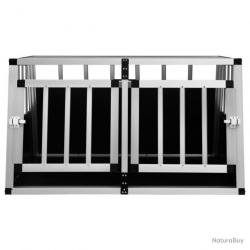 CAGE DE TRANSPORT POUR CHIEN VOITURE 89 X 69 X 50 CM