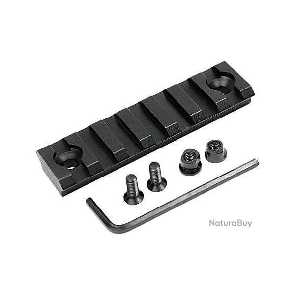 ( bipied)  Rail de 7 slots pour montage garde main Keymod