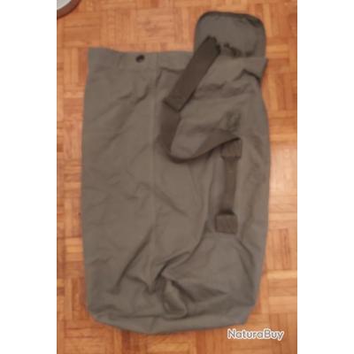 Sac à Dos Vintage Vert Olive - Cuir Synthétique Gaufré, Très Bon état - Marque Paquetage