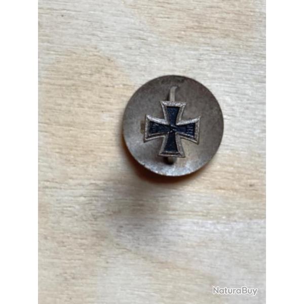 Bouton croix de fer Allemand guerre 39/45