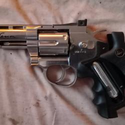 Revolver Dan Wesson 4" Chrome Co2 (ASG)