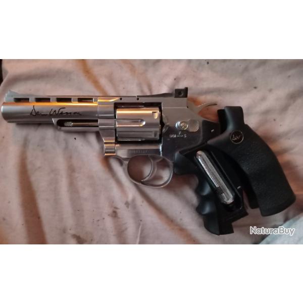 Revolver Dan Wesson 4" Chrome Co2 (ASG)