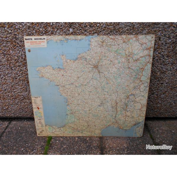 CARTE DE FRANCE MICHELIN - OCCASION - ANNE 1960/1970