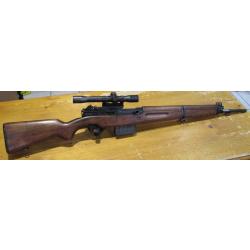 carabine semi auto SAFN 49 avec lunette et montage d'origine