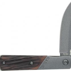 Couteau Schrade Old Timer Frontier A/O Lame Acier 7Cr17 Manche Acier/Delrin Linerloc Clip SCH1209458