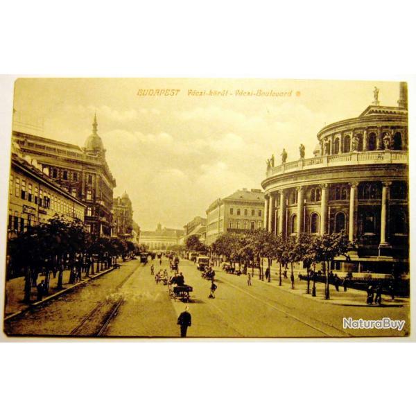 Carte postale Hongrie ancienne, architecture de BUDAPEST 1900's