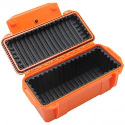 Boîte à Munitions Étanche Antichoc ABS Rangement Sécurisé pour Balles Accessoires de Chasse Orange