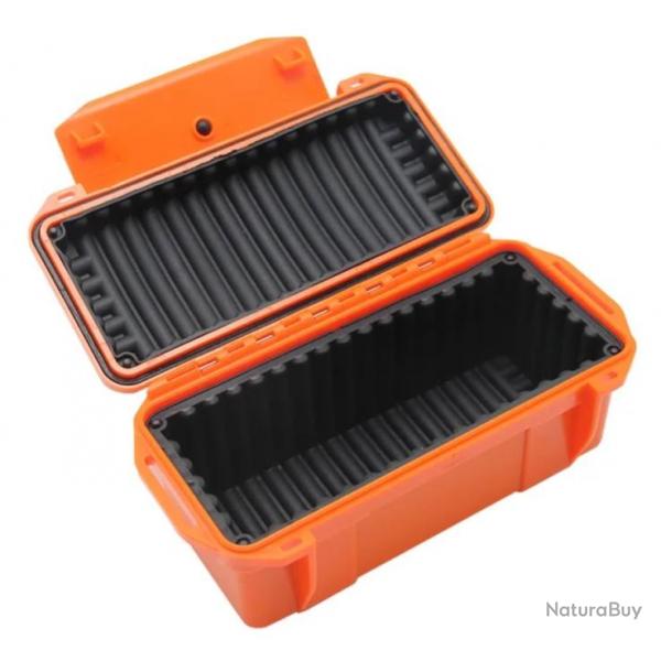 Bote  Munitions tanche Antichoc ABS Rangement Scuris pour Balles Accessoires de Chasse Orange