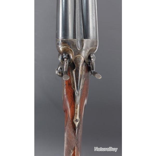 FUSIL CHASSE PLATINES CHIENS EXTERIEURS CALIBRE 12/65 PAR CIZERON A TOULON 1894 - FRANCE XIX France