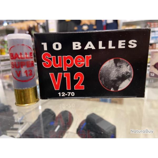 30 Balles MEGA SPEED V12 Cal 12/70 28gr