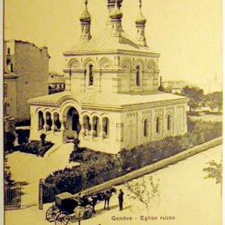 Carte postale ancienne Suisse, Genève - eglise russe 1900's