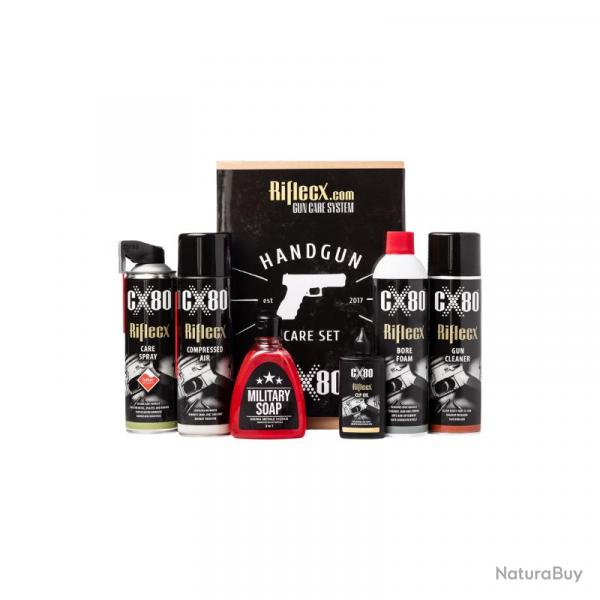RIFLECX KIT D'ENTRETIEN COMPLET POUR ARMES DE POING