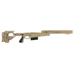 Crosse / Chassis AICS AX - Pale Brown - pour Remington 700 action longue - 338LM