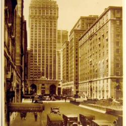 Carte postale ancienne New York - city building & park avenue 1900's