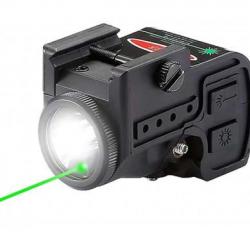 Lampe Laser Picatinny Hyper Access CL107 - Vert