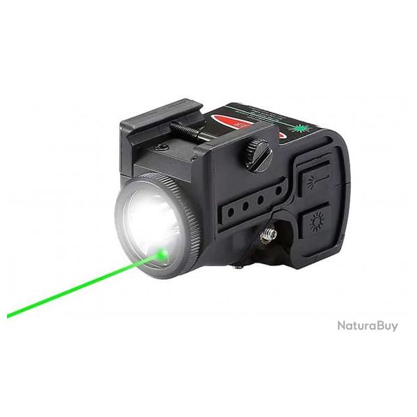 Lampe Laser Picatinny Hyper Access CL107 - Vert