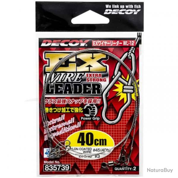 Decoy WL-12 EX Wire Leader 40cm