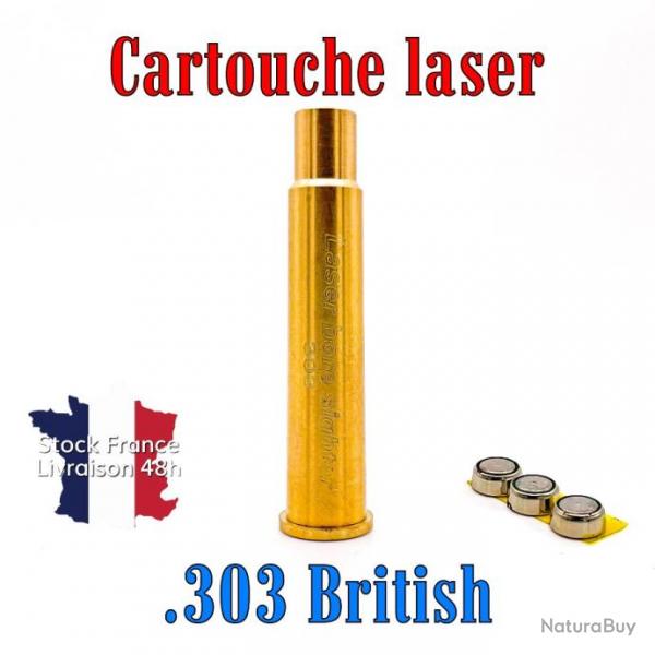 Cartouche laser de rglage calibre 303 British - Envoi rapide depuis la France