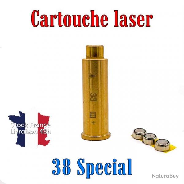 Cartouche laser de rglage calibre 38 Special - Envoi rapide depuis la France