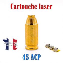 Cartouche laser de réglage calibre 45 ACP - Envoi rapide depuis la France