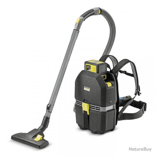 Aspirateur dorsal sans fil Karcher BVL 3/1 Bp Pack avec batterie Power 5Ah et chargeur rapide