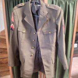 VAREUSE/VESTE CAPORAL CHEF INFANTERIE DE MARINE ANNEES 75/80