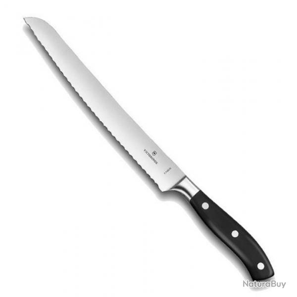 Couteau  pain forg "Grand Matre", Long. lame 23 cm, Manche P.O.M. [Victorinox]