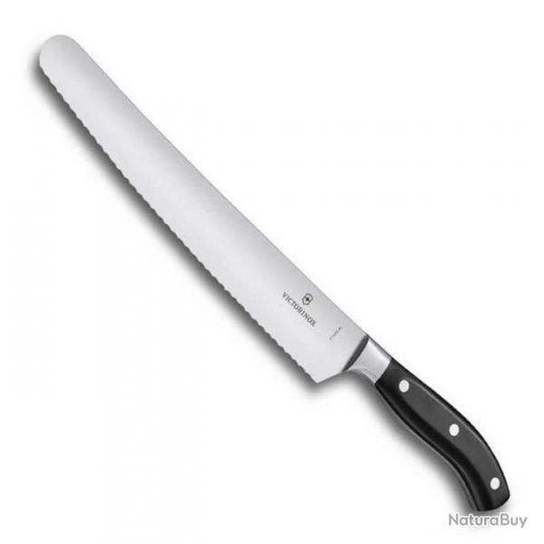 Couteau  pain forg "Grand Matre", Long. lame 26 cm, Manche P.O.M. [Victorinox]