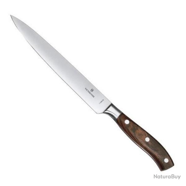 Couteau dcouper/tranchelard forg "Grand Matre" 20 cm, Manche rable [Victorinox]