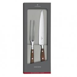 Coffret découper forgé "Grand Maître" (2 pièces), Manche érable [Victorinox]