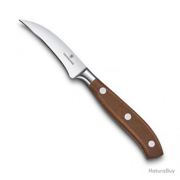 Couteau bec d'oiseau forg "Grand Matre" 8 cm, Manche rable [Victorinox]