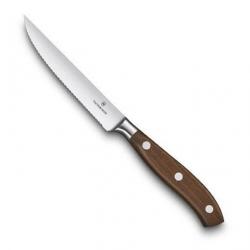 Couteau steak forgé à dents "Grand Maître" 12 cm, Manche érable [Victorinox]