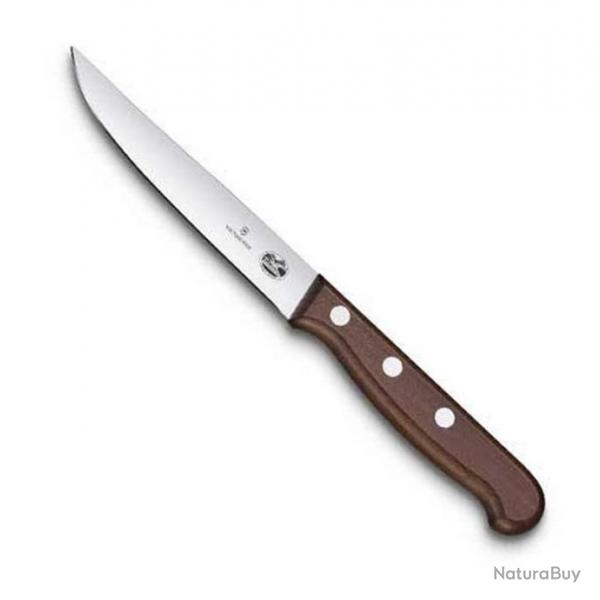 Set de 2 couteaux steak "Wood" 12 cm, Tranchant plein [Victorinox]