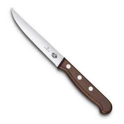 Set de 2 couteaux steak "Wood" 12 cm, Tranchant dentelé [Victorinox]