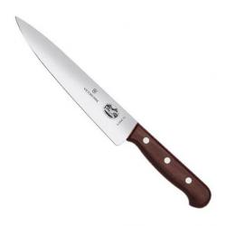 Couteau éminceur/cuisine "Wood" (boîte), Long. lame 19 cm [Victorinox]