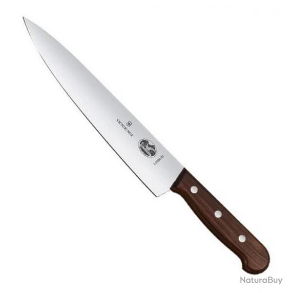 Couteau minceur/cuisine "Wood" (bote), Long. lame 22 cm [Victorinox]