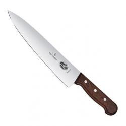 Couteau éminceur/cuisine "Wood" (boîte), Long. lame 25 cm [Victorinox]