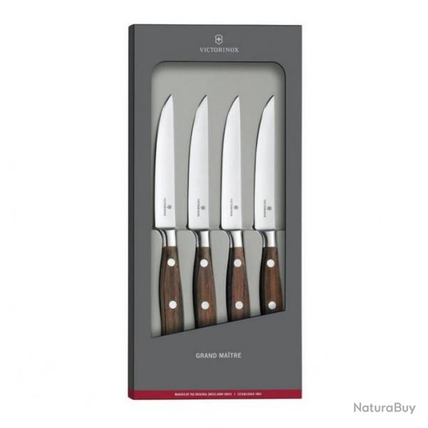 Set de 4 couteaux steak forgs "Grand Matre" [Victorinox]