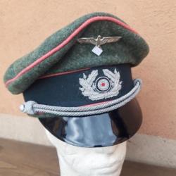 CASQUETTE D OFFICIER DES PANZER WH