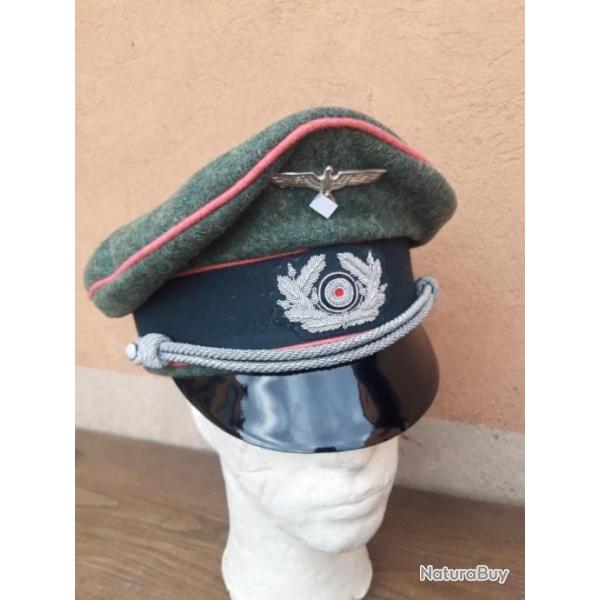 CASQUETTE D OFFICIER DES PANZER WH