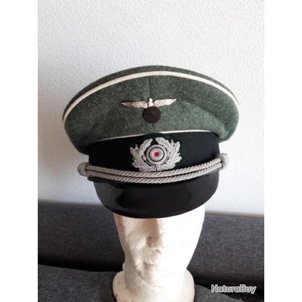 CASQUETTE D'OFFICIER ALLEMAND .INFANTERIE