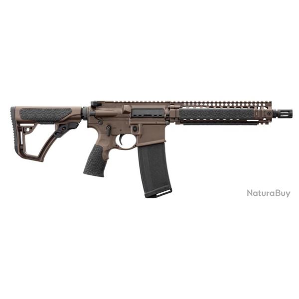 Carabine type AR15 DANIEL DEFENSE MK18 canon court 10.3'' .223R BROWN