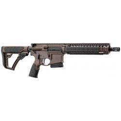 Carabine type AR15 DANIEL DEFENSE MK18 canon court 10.3'' BRUN .223R