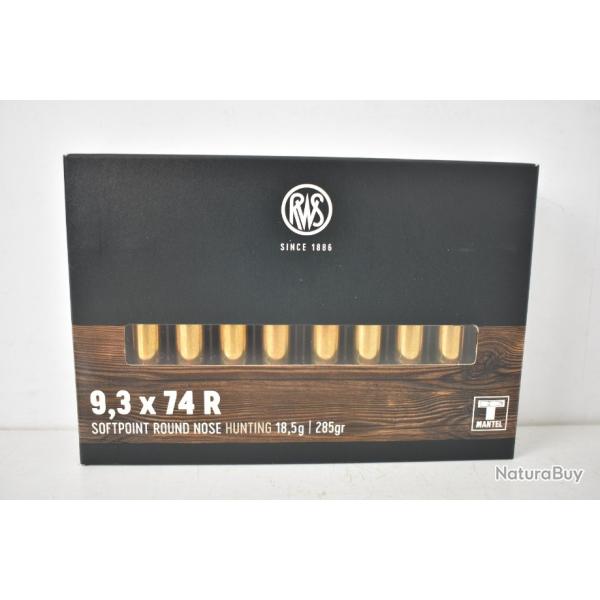 1 Boite de Balles RWS T-Mantel calibre 9,3x74R